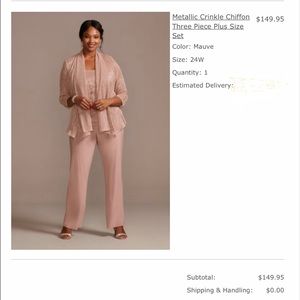 Pant suit—3 piece